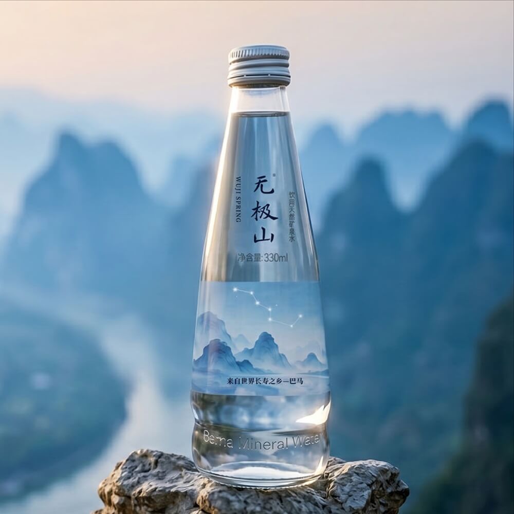 无极山高端玻璃瓶